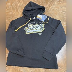Fanatics New Orleans Saints Black and Gold Hoodie NWT